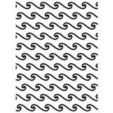 Beach Waves - Background Embossing Folder 4.25"X5.75"