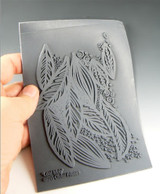 Christi Friesen Texture Stamp Leaf Mob