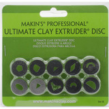 Makin's Professional Ultimate Clay Extruder Discs 10/Pkg Set B