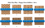 PCP Puppy Paws Texture Rollers Set One - 8 Options