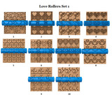 PCP Love Seamless Texture Rollers Set 1 - 10 Options