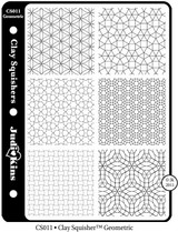Clay Squisher Stamp - Geometric