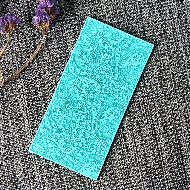 Flower Lace Silicone Mold/Mat Poly Clay Play