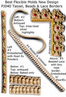 Tassels Beads and Lace Borders