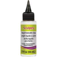Sculpey® Liquid Bakeable Clay Clear 1 oz or 2 oz