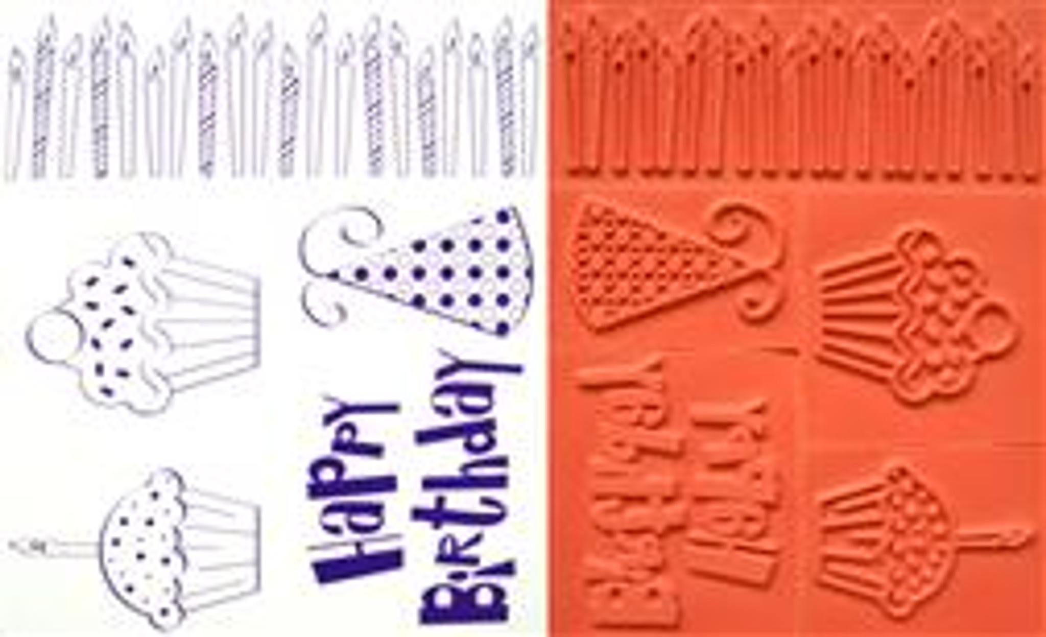 Birthdays Rubber Stamps 