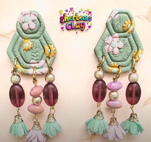 DIY Art Deco Earrings