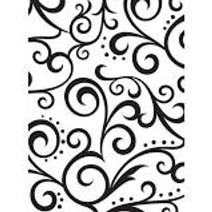 Scroll - Background Embossing Folder 4.25"X5.75"