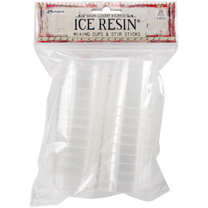 Ice Resin Mixing Cups & Stir Sticks 20/Pkg