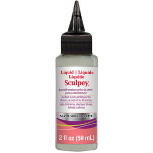 Sculpey® Liquid Bakeable Clay Silver 1oz or 2oz