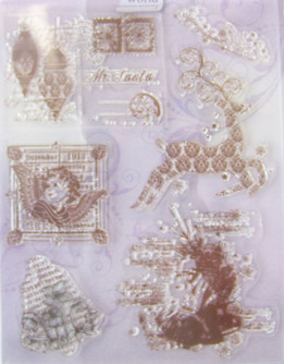 Rubber Stamp Set by Viva Decor - Christmas Motifs