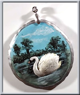 Sculptured Swan Pendant Tutorial - FREE