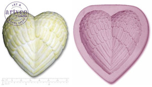 Angel Wings Heart Mold