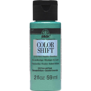 FolkArt Color Shift 2oz Paint - Emerald Flash