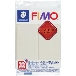 Fimo Leather Effect - Ivory