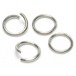 Jewelry Basics Metal Findings 300/Pkg Silver Jump Rings 6mm