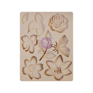 Watercolor Floral - Prima Marketing Decor Mould