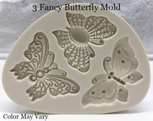 Three Fancy Butterfly Mold