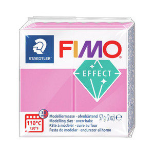 Fimo Effect Neon Polymer Clay 2oz - Fuchsia