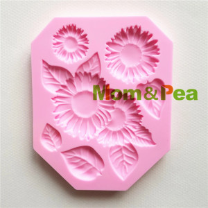 Sunflower Shaped Mold 3 Designs 3 leaves
