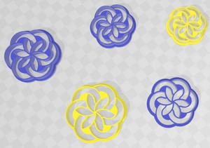 PCP Flower Wheels Cutters