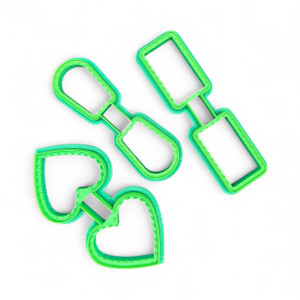 PCP Faux Stitched Leather Keychain Cutter - Rectangle