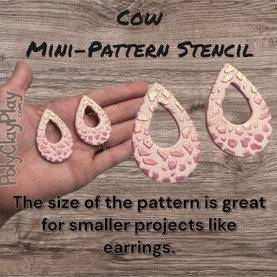 New Freebie Friday, Mini-Pattern Stencils and Clay Squishers Sale