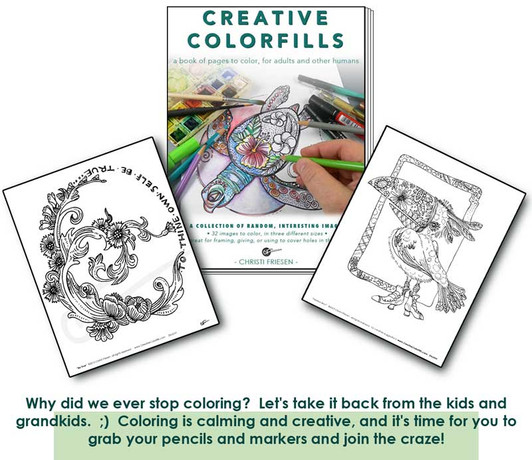 Christi Friesen Creative Colorfills Coloring Pages