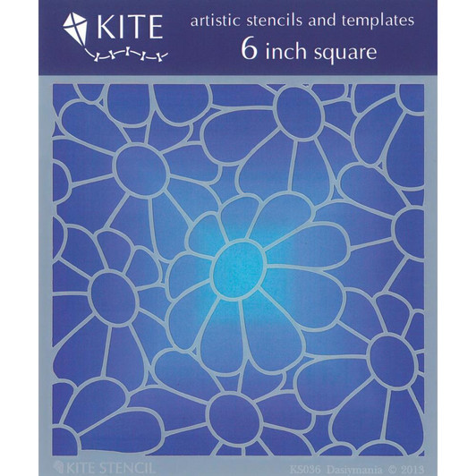 Daisy Mania 6 x 6 Stencil