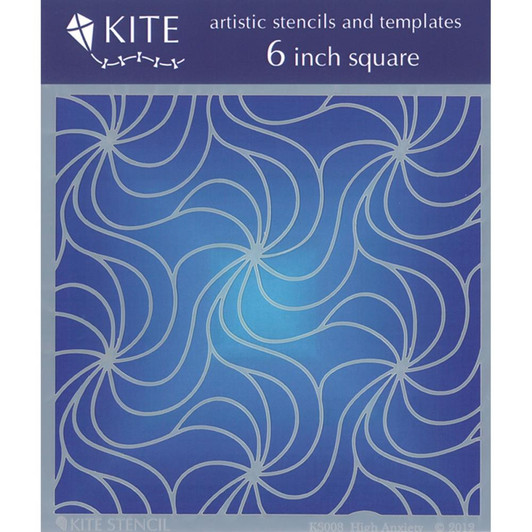 High Anxiety 6 x 6 Stencil