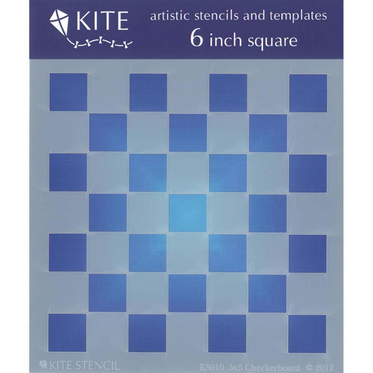 Checkerboard 6 x 6 Stencil