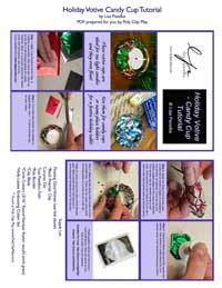 LP Holiday Votive Candy Cup Tutorial