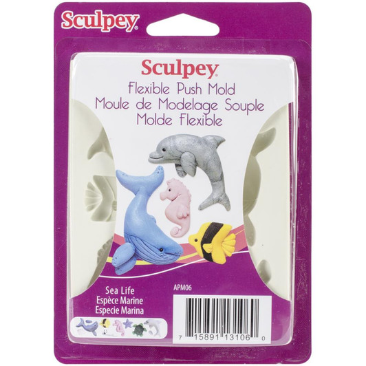 Sculpey Mold -  Sea Life