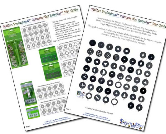 Makin's Extruder Disc Number Guide