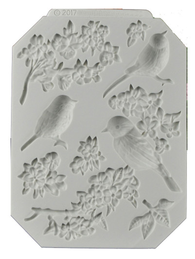 Beautiful Birds and Flowers Mold