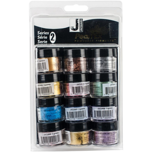 Jacquard Series 2 Pearl Ex Powdered Pigments 3g 12/Pkg