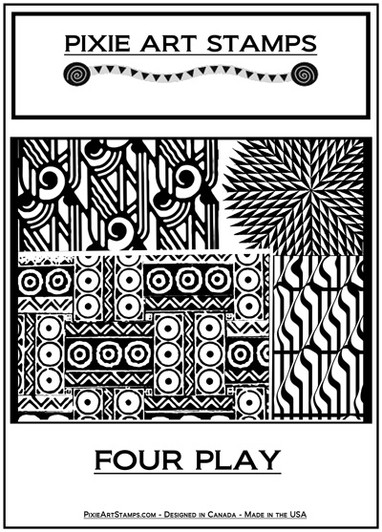 Pixie Art Stamp by Mike Breil - Four Play