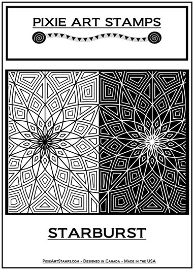 Pixie Art Stamp by Mike Breil - Starburst