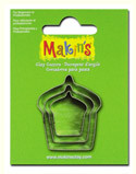 Makin's Clay 3 Piece Cutter Set Cake