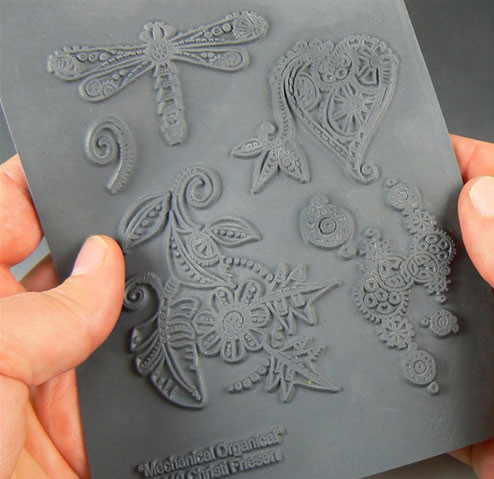Christi Friesen Texture Stamp Mechanical Organical