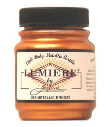 Jacquard Lumiere Metallic Acrylic Paint 2.25oz - Metallic Bronze