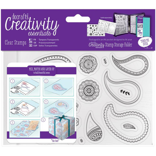 Paisley - Creativity Essentials A6 Clear Stamps