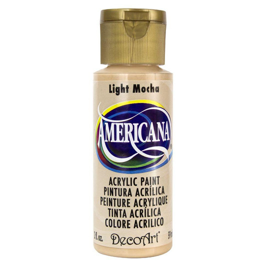Americana Acrylic Paint 2oz - Light Mocha