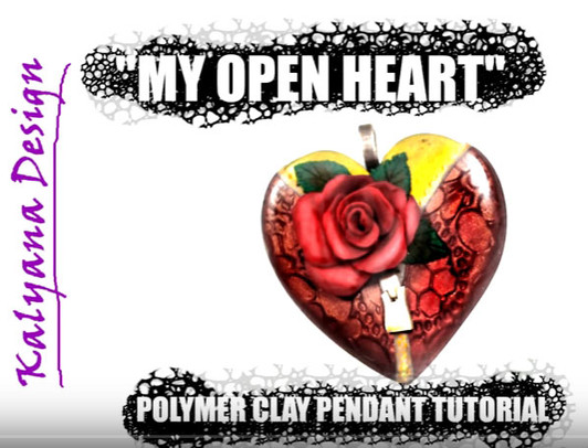 My Open Heart Pendant - Tutorial Free