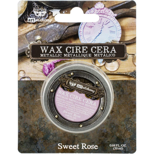 Finnabair Art Alchemy Metallique Wax - Sweet Rose