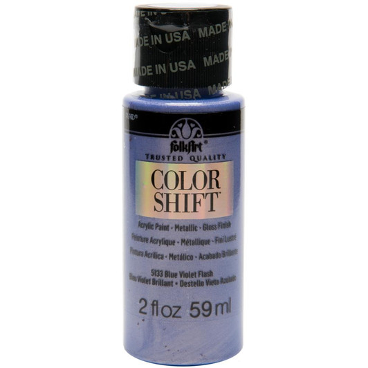 FolkArt Color Shift 2oz Paint -  Blue Violet Flash