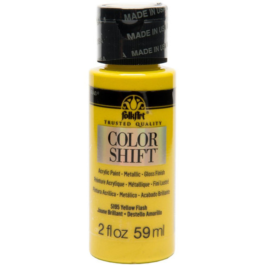 FolkArt Color Shift 2oz Paint - Yellow Flash