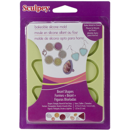 Sculpey Silicone Bakeable Molds - Bezel Shapes