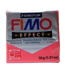 Fimo Effect Translucent Red