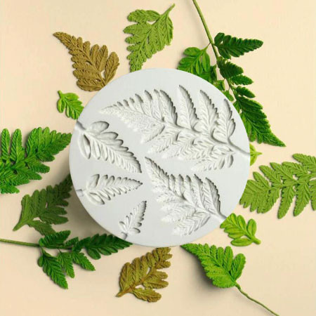 Five Fern Leaves Mold